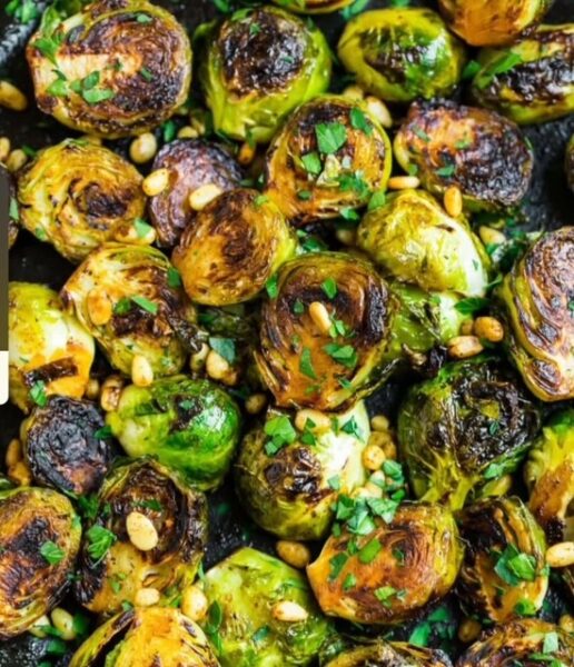 appetizer-crispy-fried-brussel-sprouts-with-miso-sesame-glaze